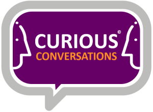 Curious conversations logo.