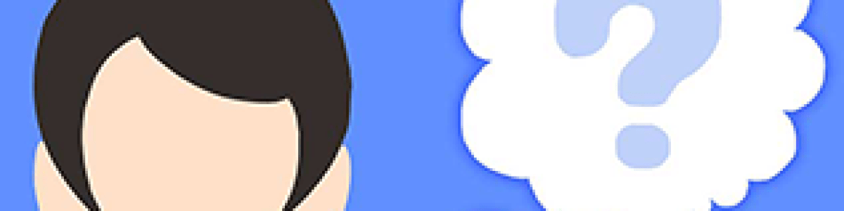 Cartoon woman thinking