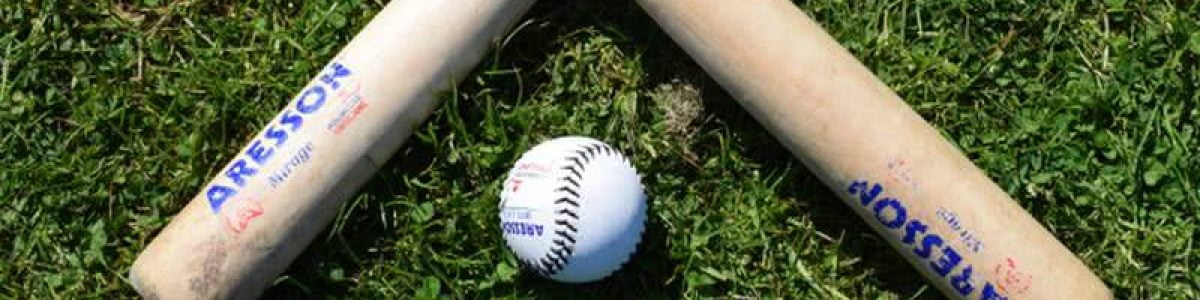 Image of rounder bats and a ball