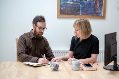 Client and Kate Flory