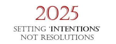 Setting intentions not resolutions